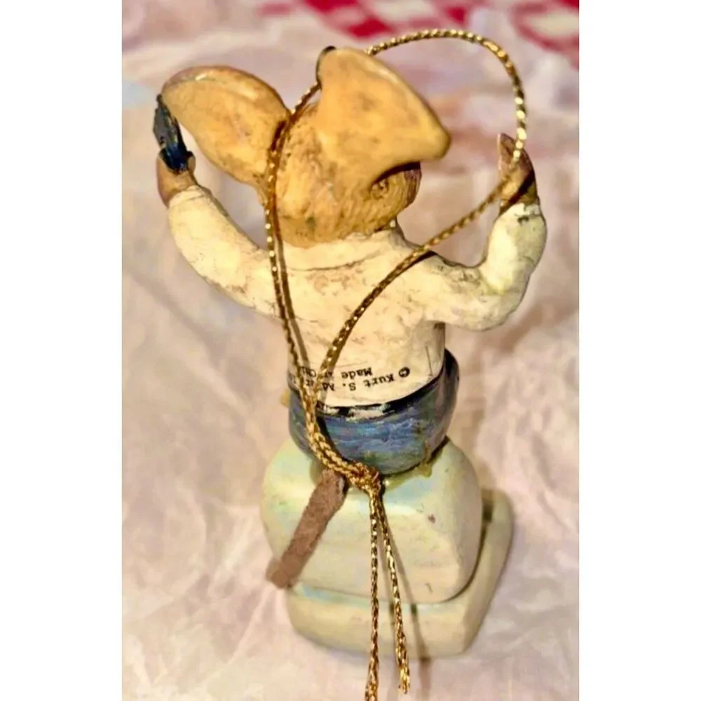 Vintage Kurt S. Andler Hole In The Wall Gang Holiday Ornaments. Lot of Four (4)